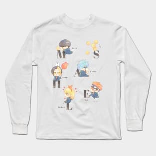 Mashle: Alphabet and Muscles Long Sleeve T-Shirt